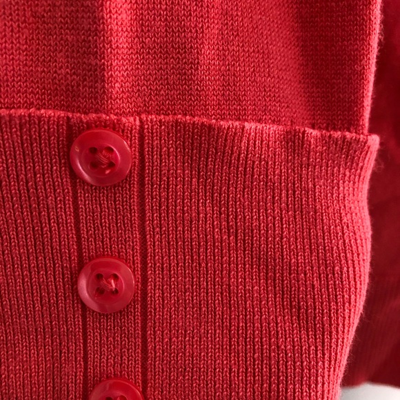 Christopher & Banks coral cardigan - Picture 3 of 4
